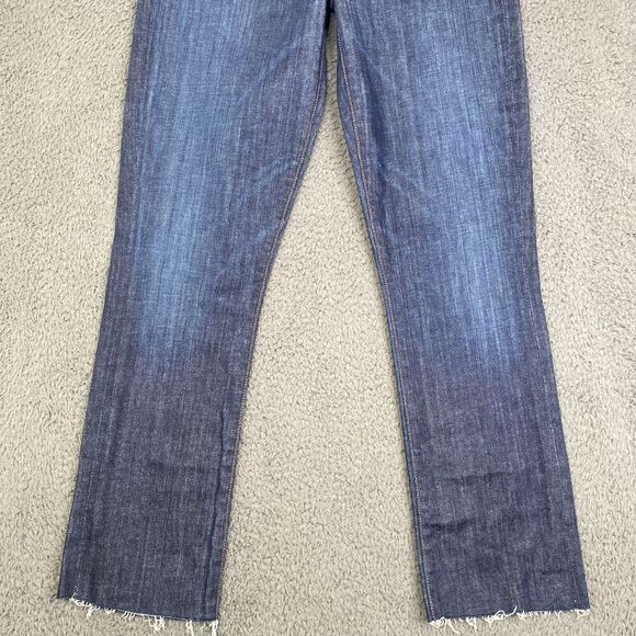 Citizens of Humanity Jeans Womens 26 Elson Mid Rise Straight Leg Blue Dark Wash - Picture 3 of 10